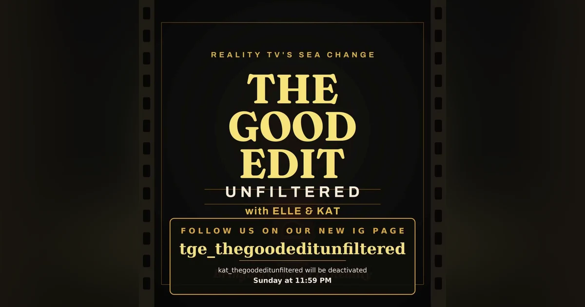 Follow Us | The Good Edit Unfiltered