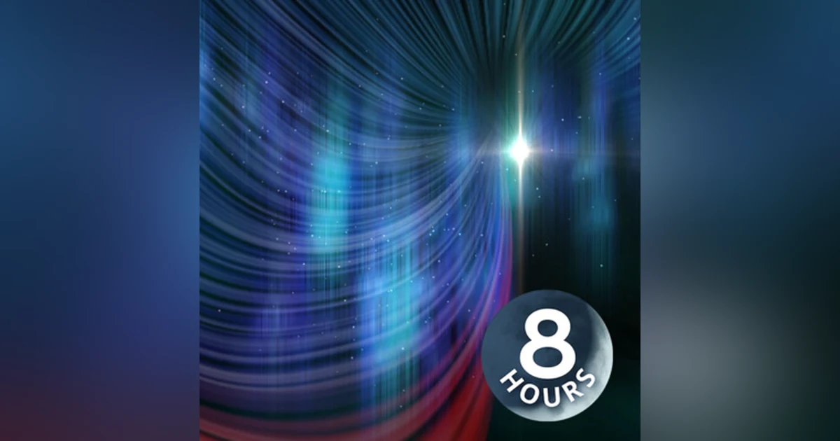 Cosmic Glow White Noise 8 Hours | Powerful Space Sound for Stress Relief, Sleep or Study
