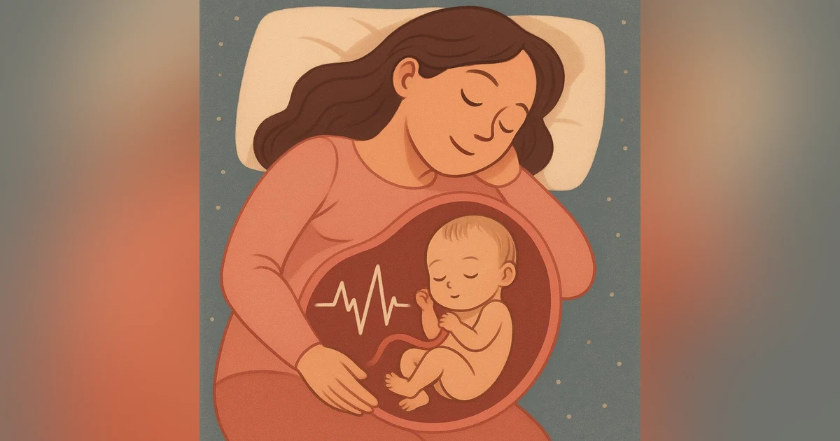 Baby Heartbeat in the Womb Helps You and Baby Sleep Peacefully