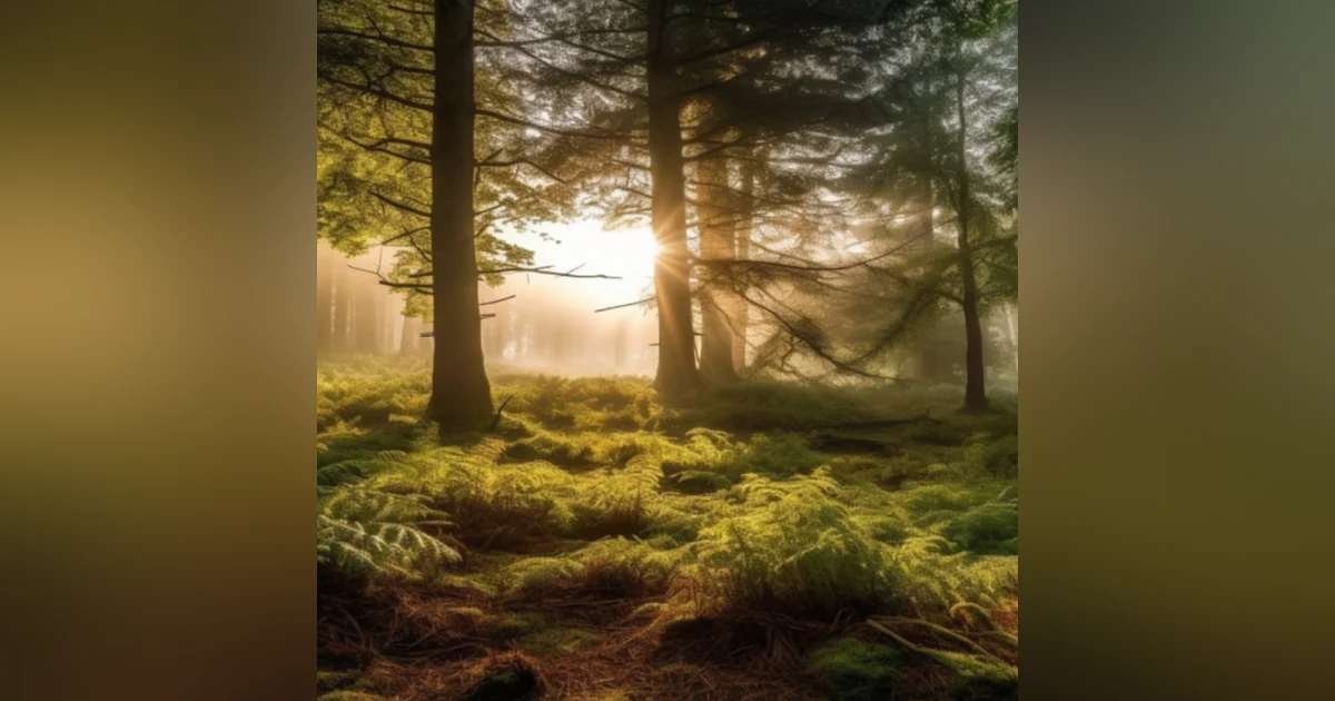 Enchanting English Forest Early Morning Symphony of Nature Sounds