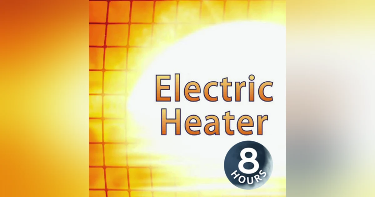 Electric Heater Fan White Noise 8 Hours | Helps You Fall Asleep