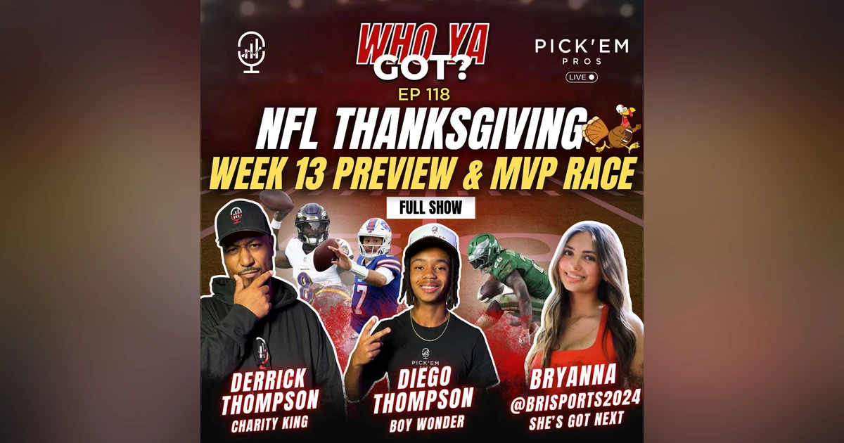 🏈 NFL Week 13 Preview: Lions' Super Bowl Dreams, MVP Race Heats Up, & Thanksgiving Day Showdowns! 🏈🔥