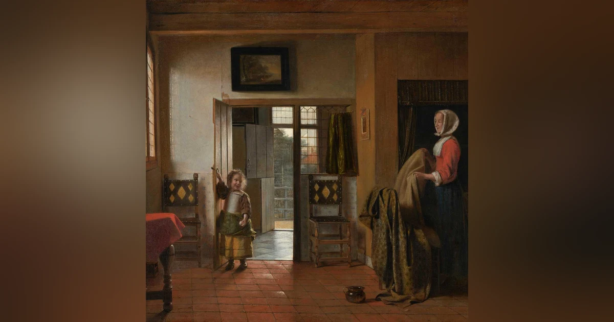 The Bedroom by Pieter de Hooch