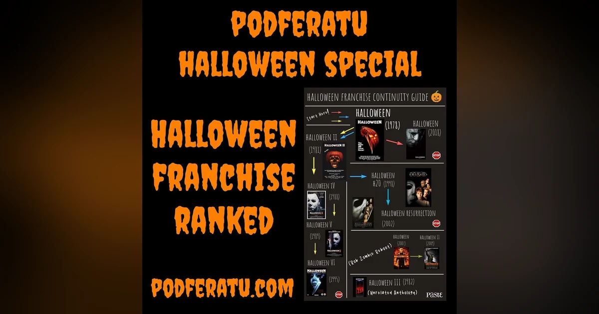 Episode 29: Month-long Halloween Special Part 4! Ranking The Halloween Movies