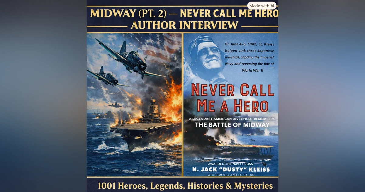 MIDWAY (PART TWO)-NEVER CALL ME A HERO-AUTHOR INTERVIEW