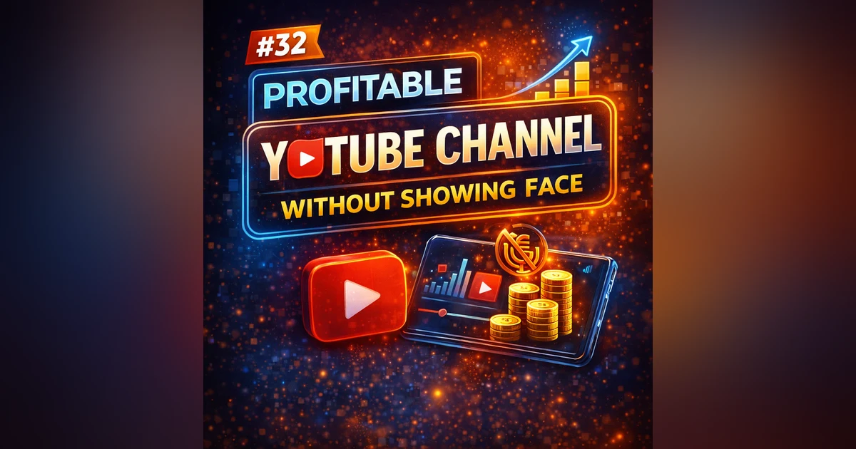 #32 Build a Profitable YouTube Channel Without Showing Your Face