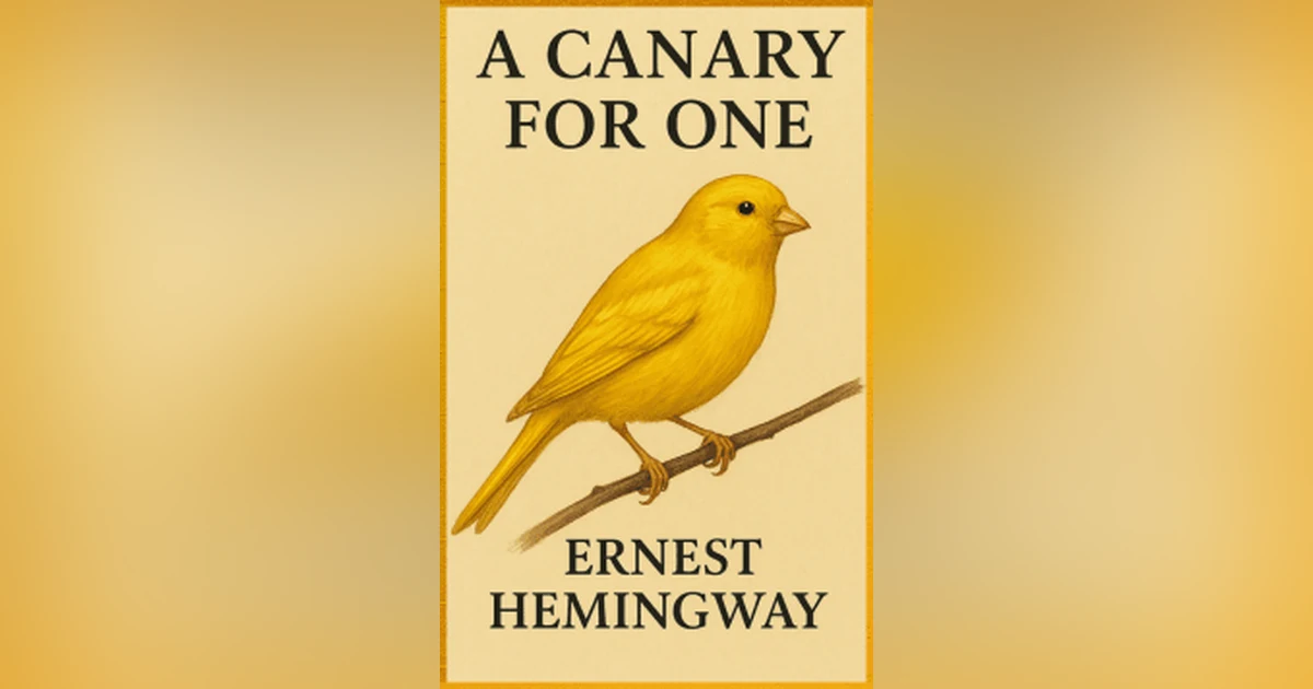 A CANARY FOR ONE and MY OLD MAN   ERNEST HEMINGWAY