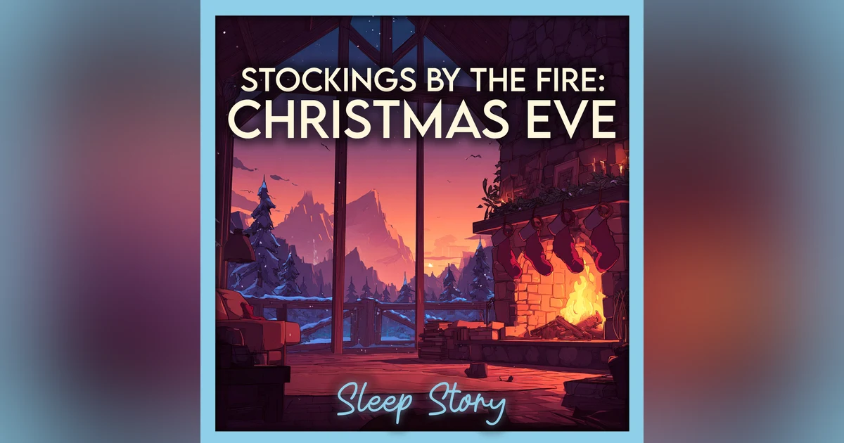 Cozy Christmas Eve Chalet ❄️ Sleep Story for Adults | Deep Sleep, Snowy Night & Fireside Calm ASMR