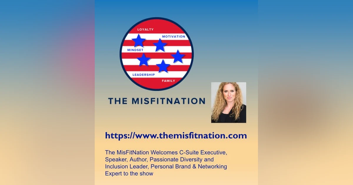 The MisFitNation Welcomes Victoria Pelletier C-Suite Executive, Speaker, Author, Passionate Diversity and Inclusion Leader, Personal Brand & Networking Expert to the show