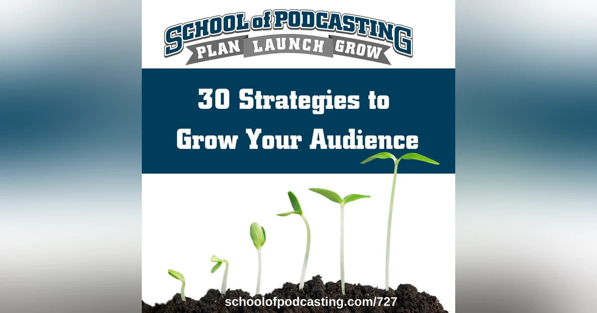 30 Strategies To Grow Your Podcast Audience