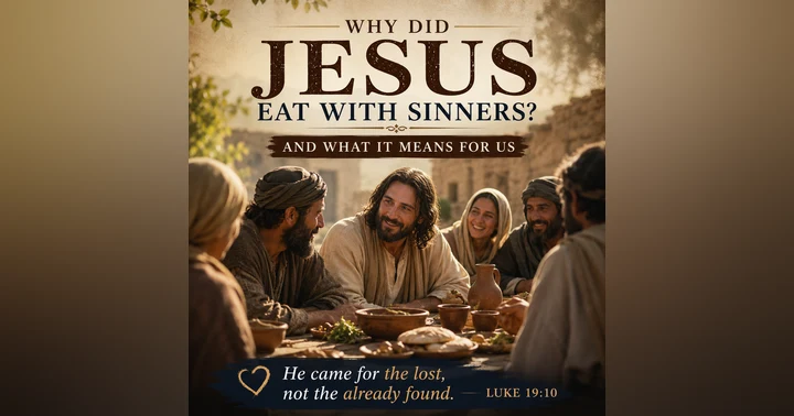 image for Why Did Jesus Eat With Sinners? (And What It Means For Us)