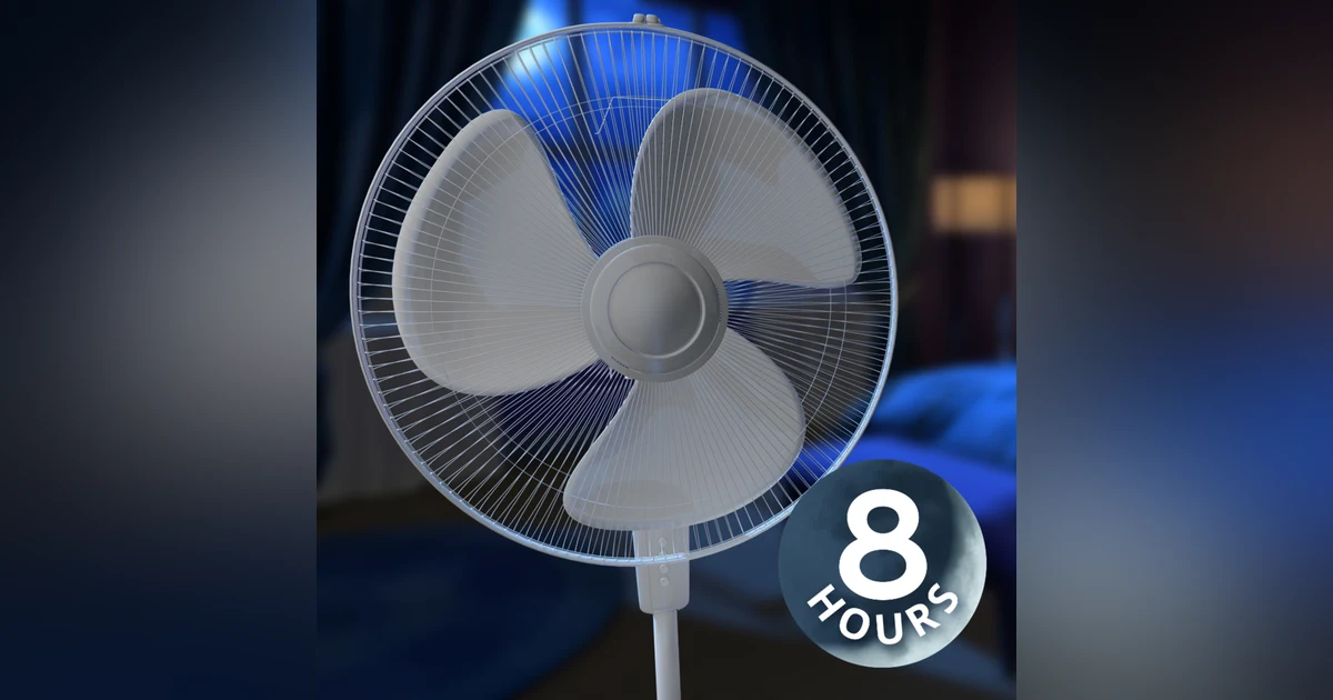 Fan White Noise 8 Hours for Sleep