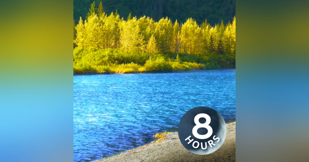 River Sounds for Sleep, Studying, Focus or Relaxation 8 Hours | Water White Noise