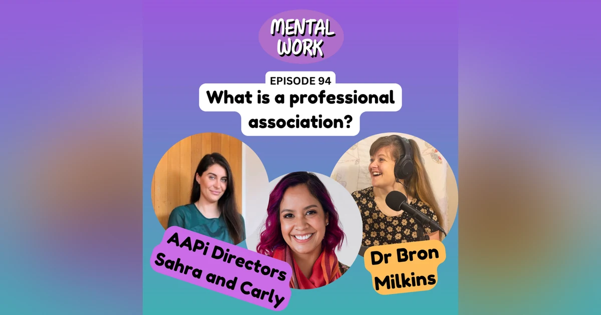What is a professional association? (with Sahra O'Doherty and Carly Dober)