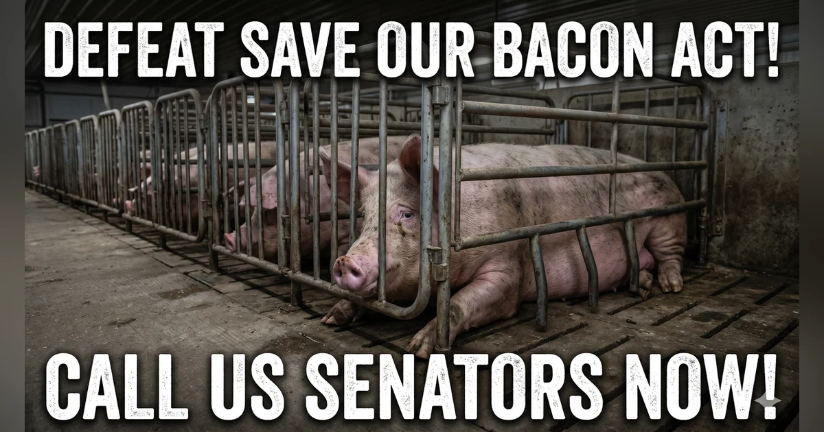 URGENT: Stop the Save Our Bacon Act NOW