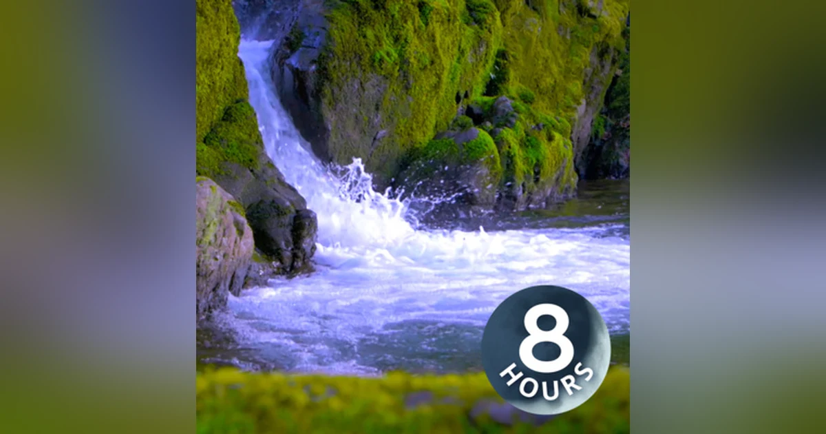 Relaxing Sound of Water Flowing 8 Hours | Find Calm, Stress Relief or Sleep with Nature White Noise