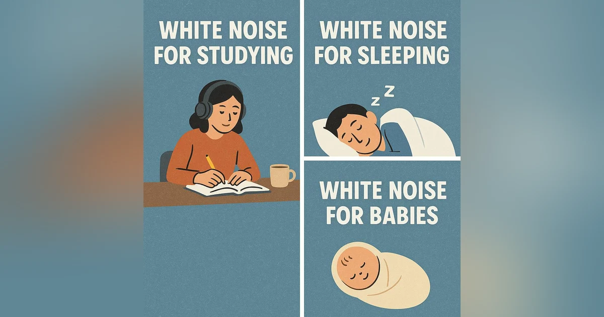 White Noise for Studying | White Noise for Sleeping | White Noise for Babies: Calm, Focus, Rest