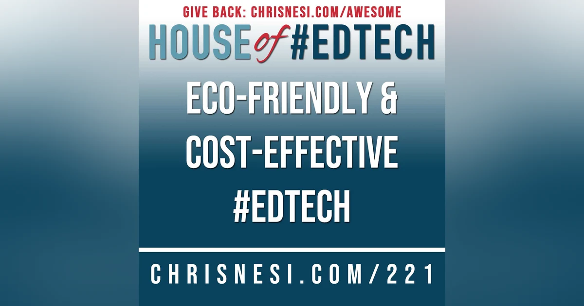 Eco-Friendly and Cost-Effective #EdTech - HoET221