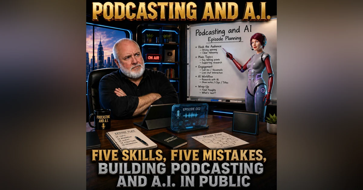 Five Skills, Five Mistakes: Building "Podcasting and A.I. in Public