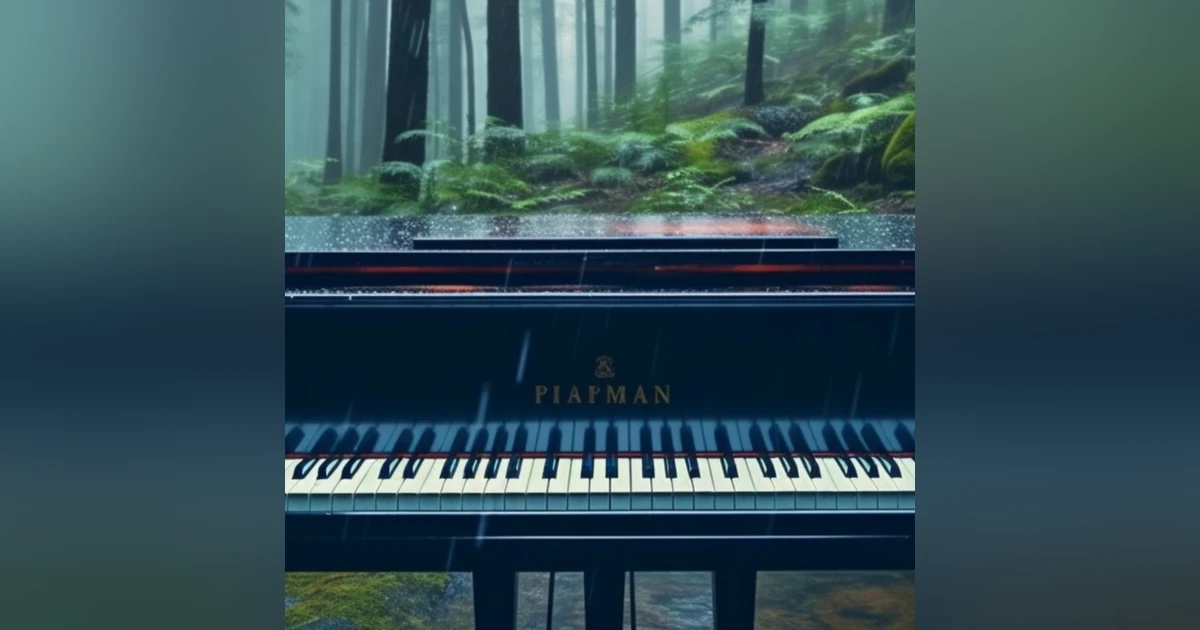 Relaxing Sleep Piano Rain Sound   Meditation Music, Soothing Piano to Relieve Stress