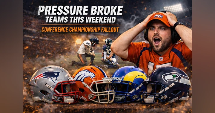 image for Pressure Broke Teams This Weekend: Conference Championship Fallout