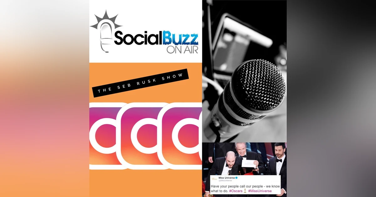 EPISODE 21: The Seb Rusk Show - How To Use Instagram Multi-image feature and The 2017 Oscars