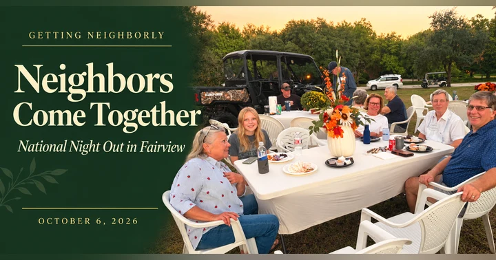 image for Fairview Neighbors Step Outside and Connect for National Night Out