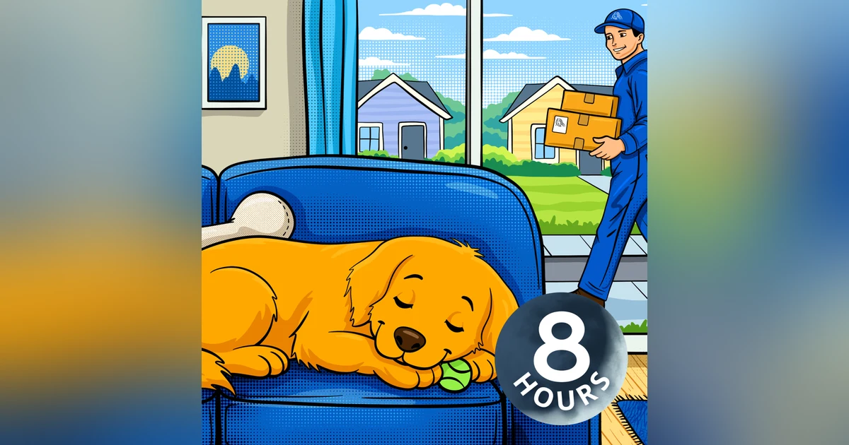 Stop Dog Barking with White Noise while You're Away | Ease Separation Anxiety 8 Hours