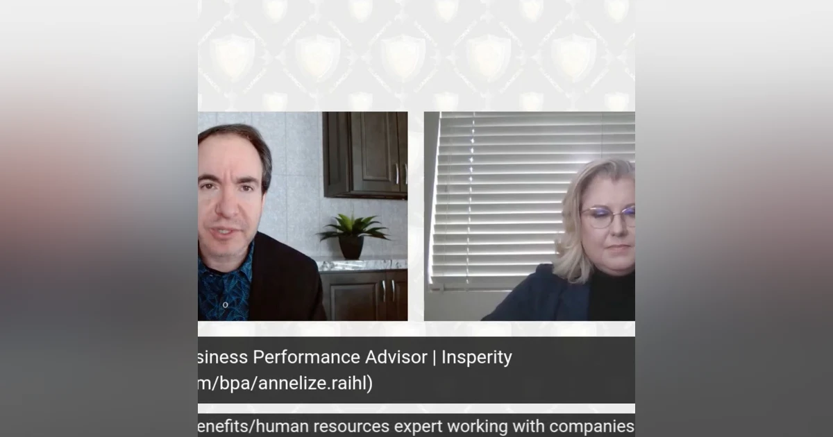 Annelize Raihl, Insperity Business Performance Advisor expert human resources and employee benefits