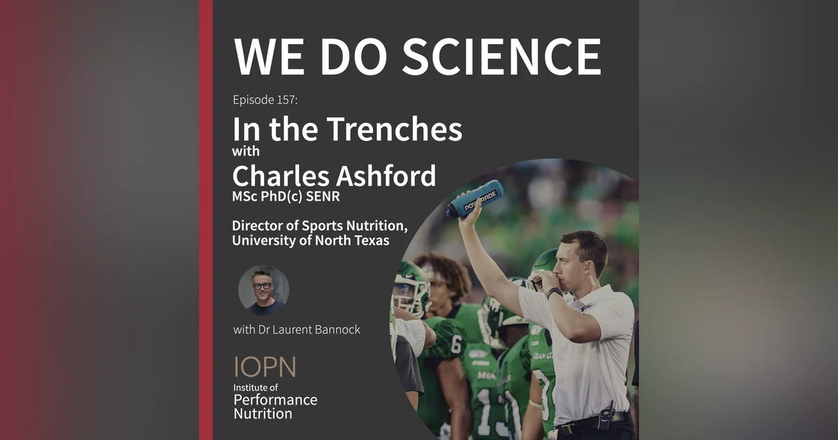 "In the Trenches" with Charles Ashford MSc SENR