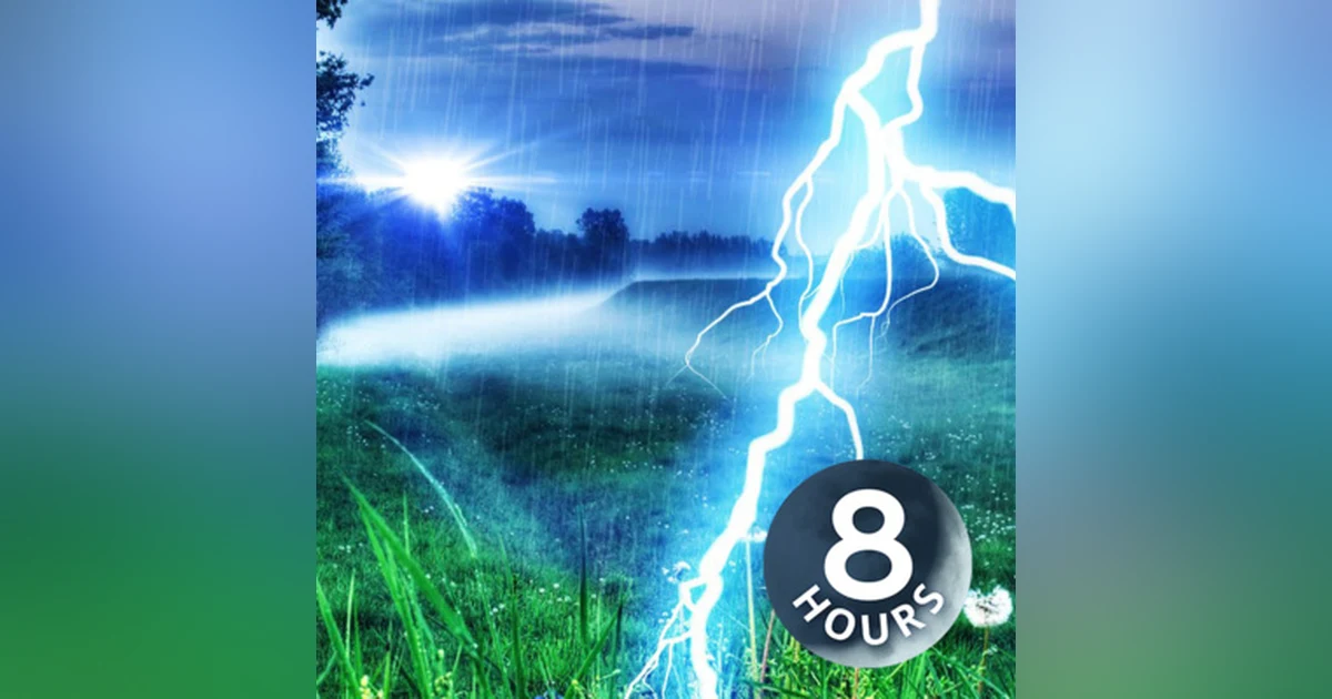 Thunder & Rain 8 Hours | Thunderstorm Sounds for Focus, Relaxation or Sleep
