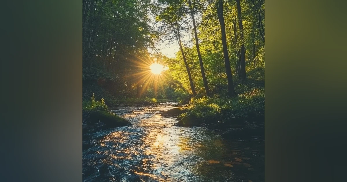 River Ambience | Serene Nature River Sounds for Sleep and Relax | 6 Hours