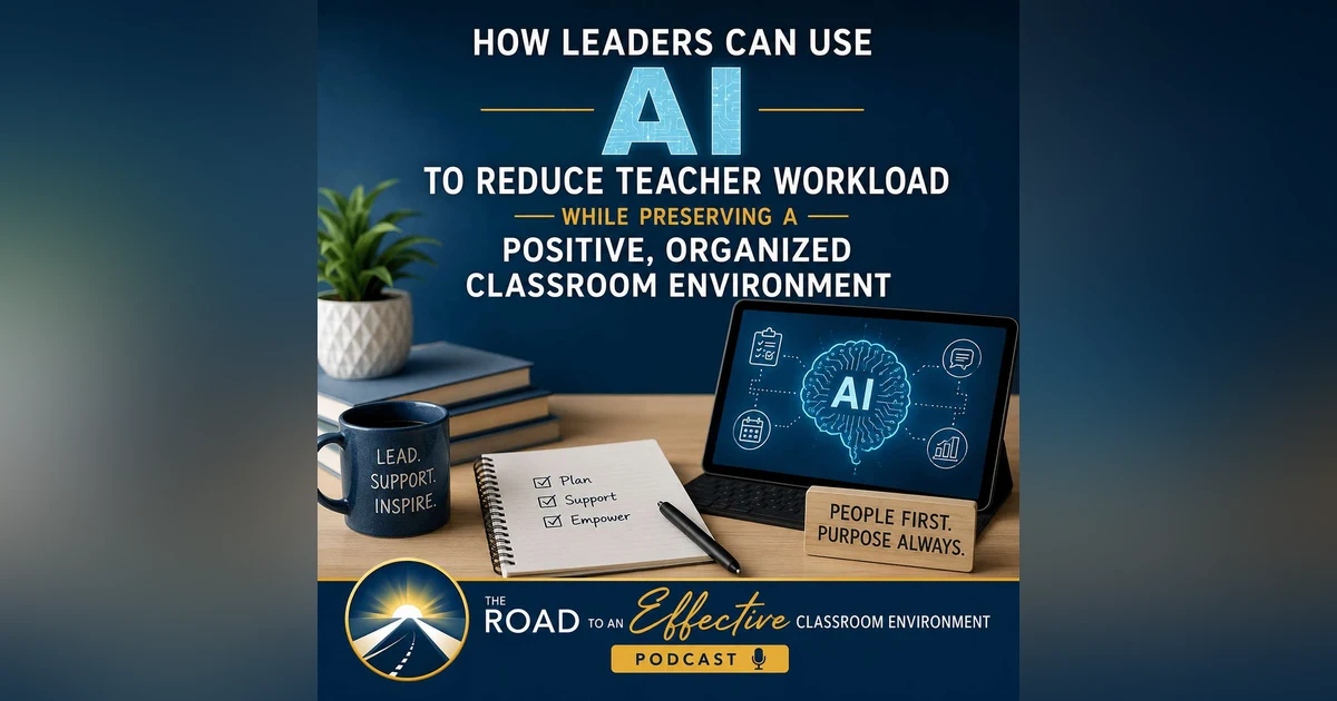 How Leaders Can Use AI to Reduce Teacher Workload While Preserving a Positive, Organized Classroom Environment
