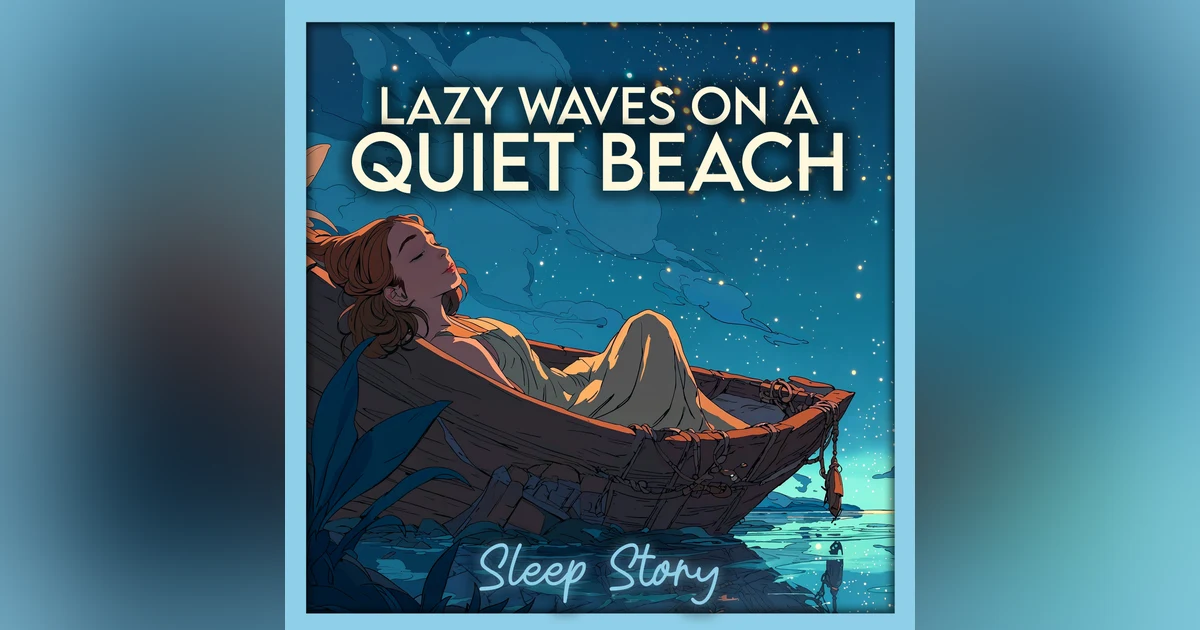 Surfboard Siesta: Lazy Waves on a Quiet Beach