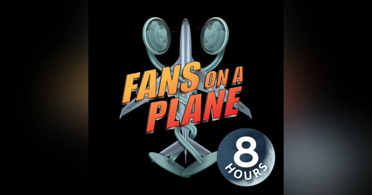 Fans on a Plane! Fan Sounds for Sleeping with Airplane White Noise 8 Hours
