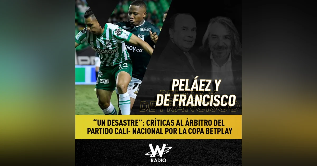 Polémico arbitraje en el partido Cali-Nacional