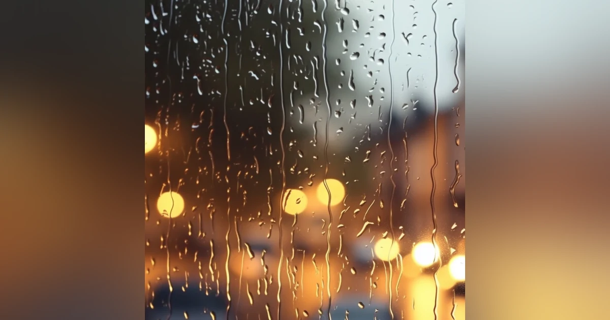 Rain Sound On Window with Thunder SoundsㅣHeavy Rain for Sleep, Study and Relaxation, Meditation