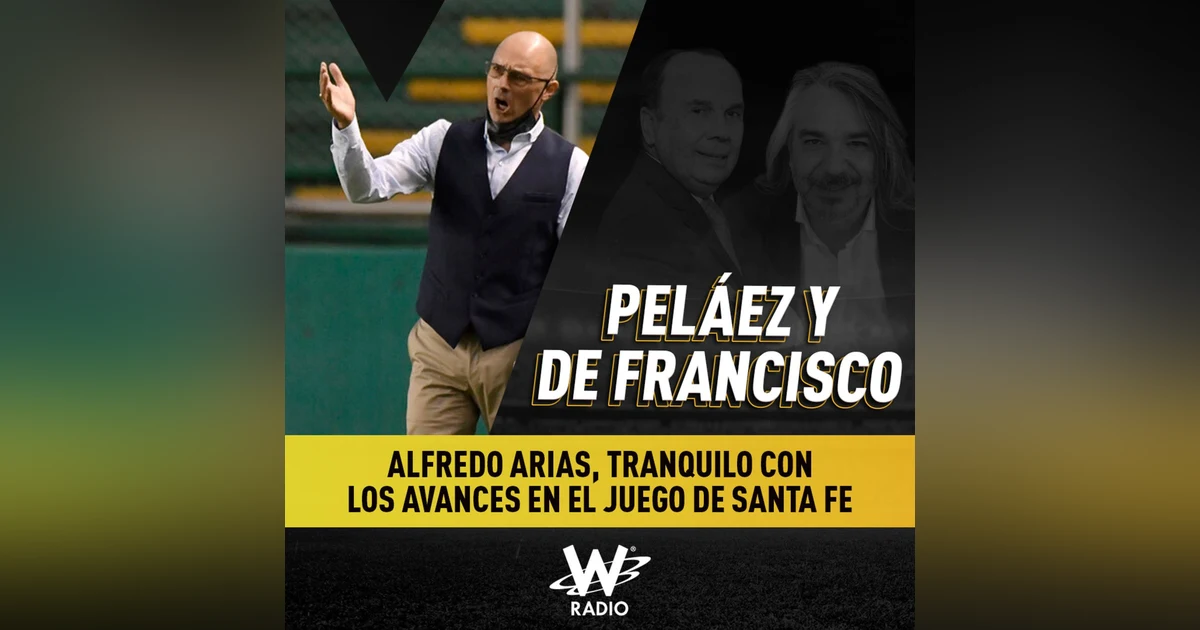 Alfredo Arias, tranquilo con los avances en el juego de Santa Fe