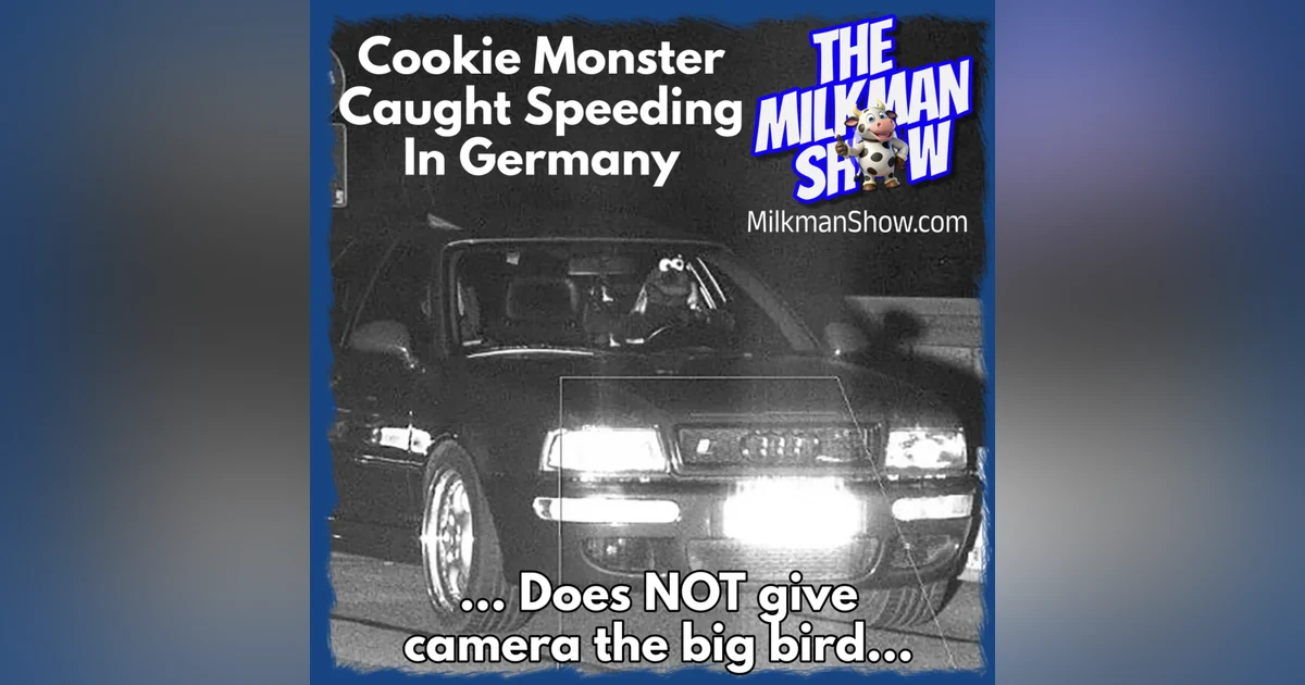 Oct 10 - Cookie Monster Caught Speeding?