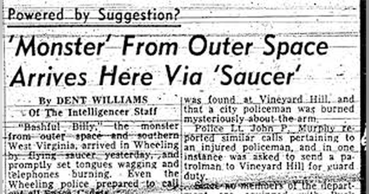 1952: THE YEAR OF THE UFOS (PT 1): THE BRAXTON COUNTY MONSTER