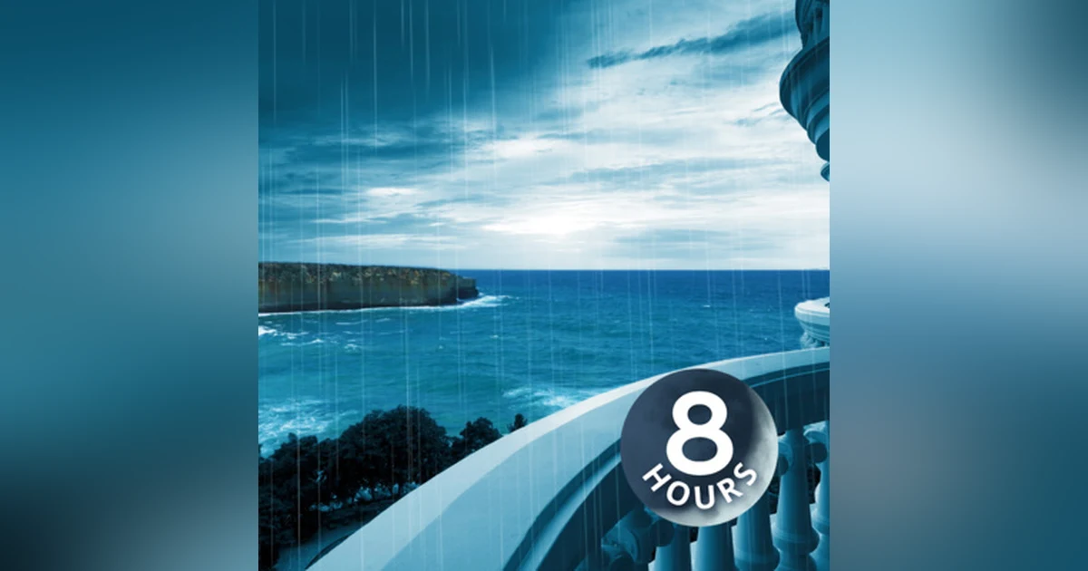 Rainstorm & Ocean Waves 8 Hours | Sleep or Study Better with Rain White Noise
