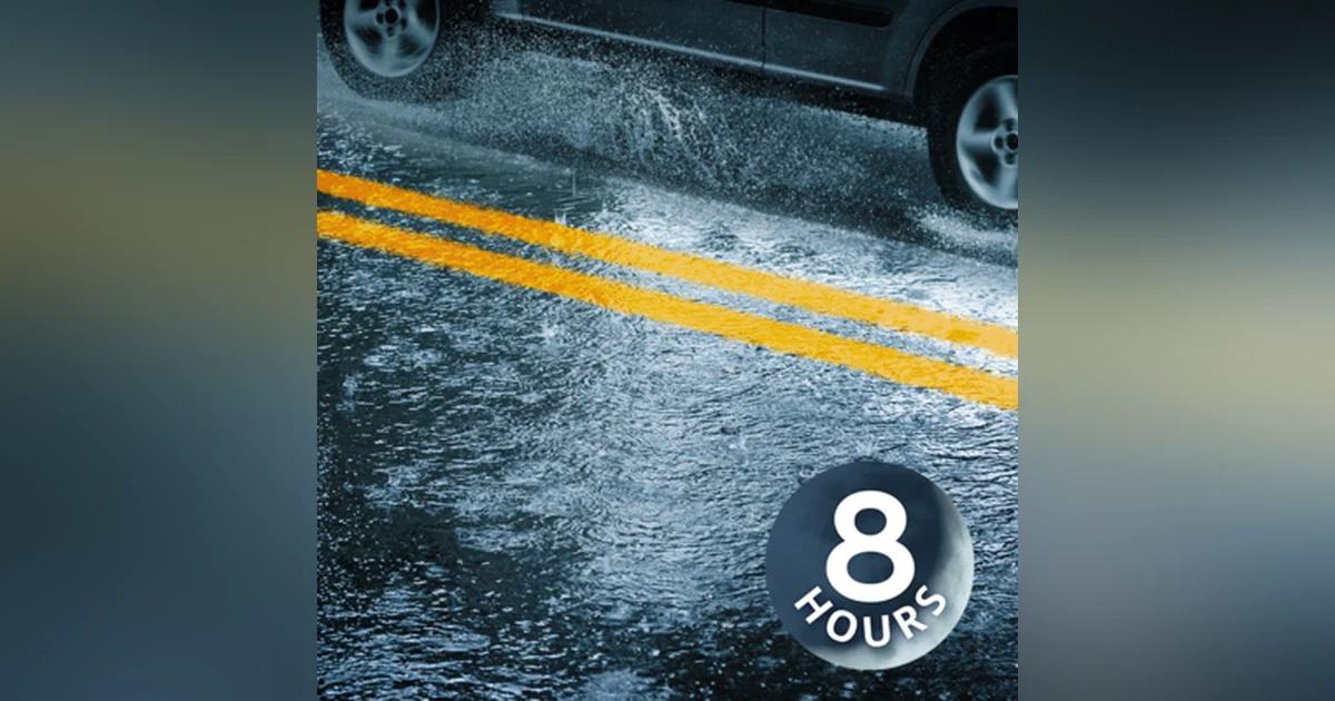 Driving in the Rain White Noise 8 Hours | Car & Rain Sounds with Windshield Wipers