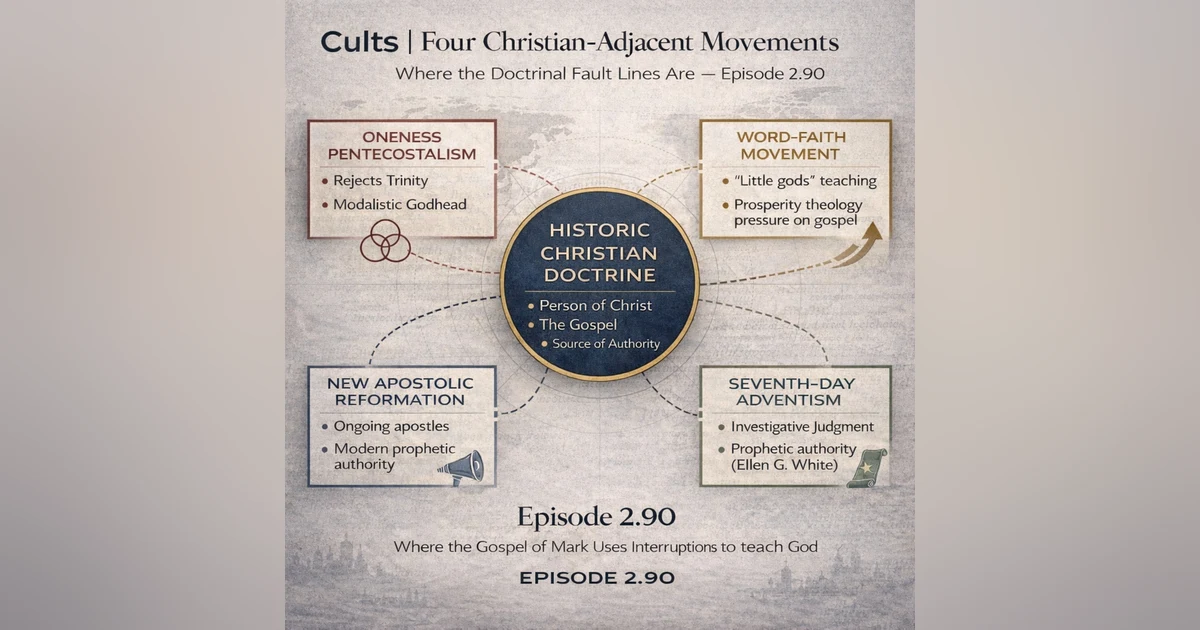 Cults | Four Christian-Adjacent Movements: Where the Doctrinal Fault Lines Are