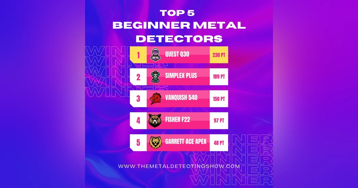 The Top 5 Beginner Metal Detectors for 2022