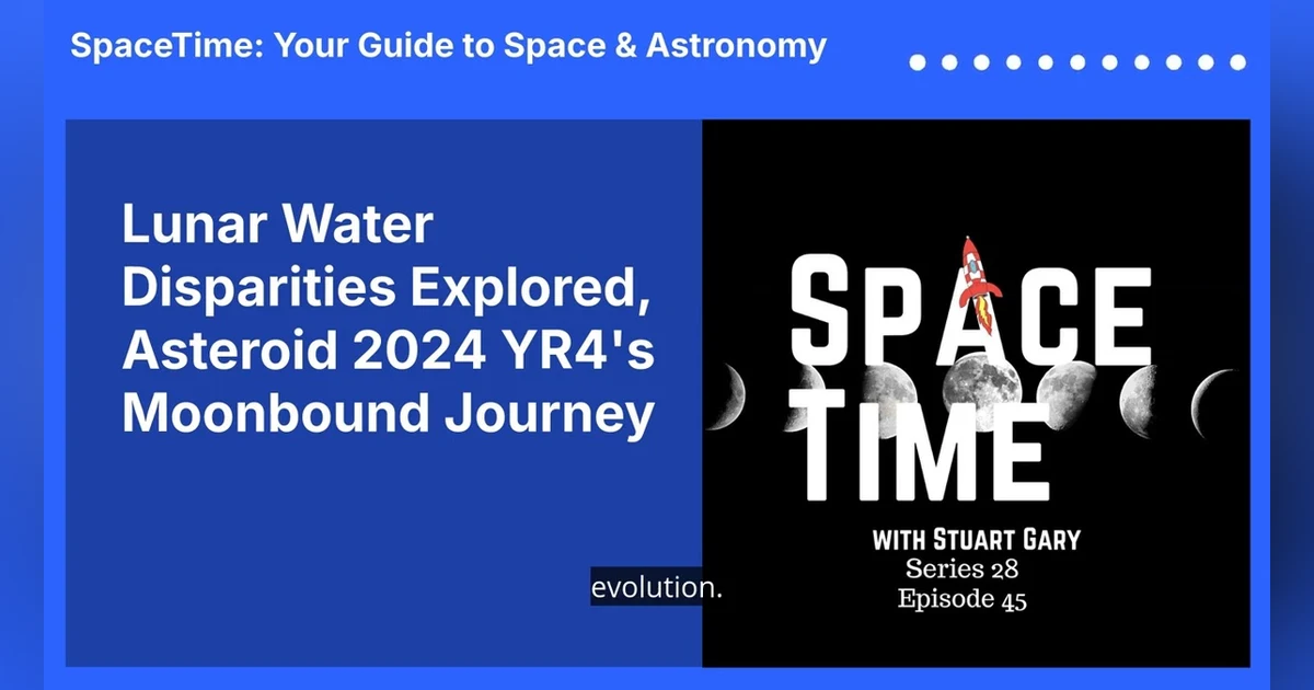 Lunar Water Disparities Explored, Asteroid 2024 YR4’s Moonbound Journey
