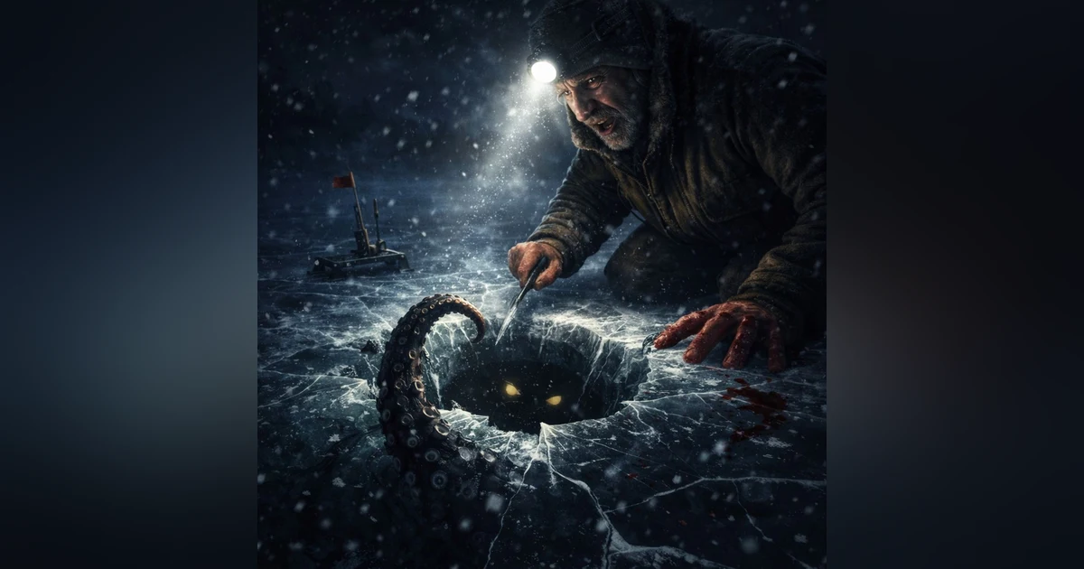 On The Ice: Fishing Horror Story - A Monster Beneath the Frozen Lake!