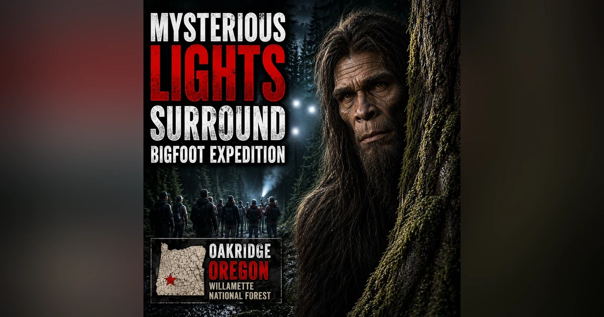 Mysterious Lights Surround Bigfoot Expedition in Oakridge, Oregon