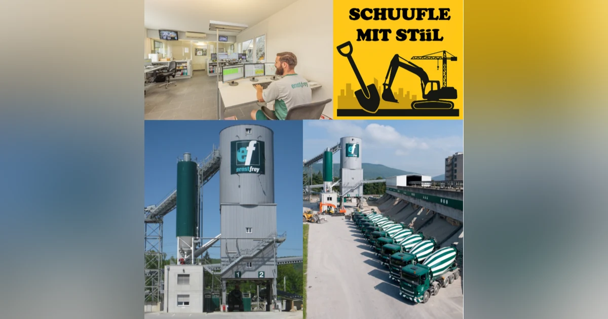 13. Dreie und mische, so kunnt der Beton ufd Baustell