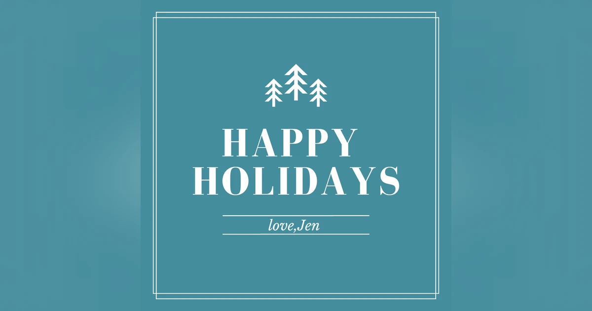 A Christmas Thank You
