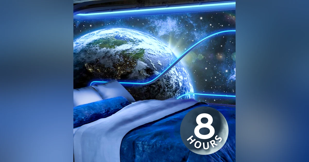 Spaceship Ambience is Out of this World! | 8 Hour White Noise to Sleep